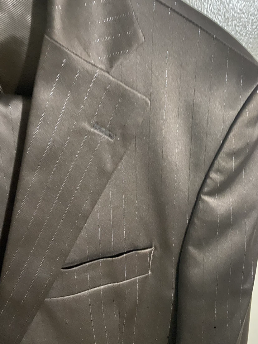 Classy Brown Pinstripe Suit *** - photo 2