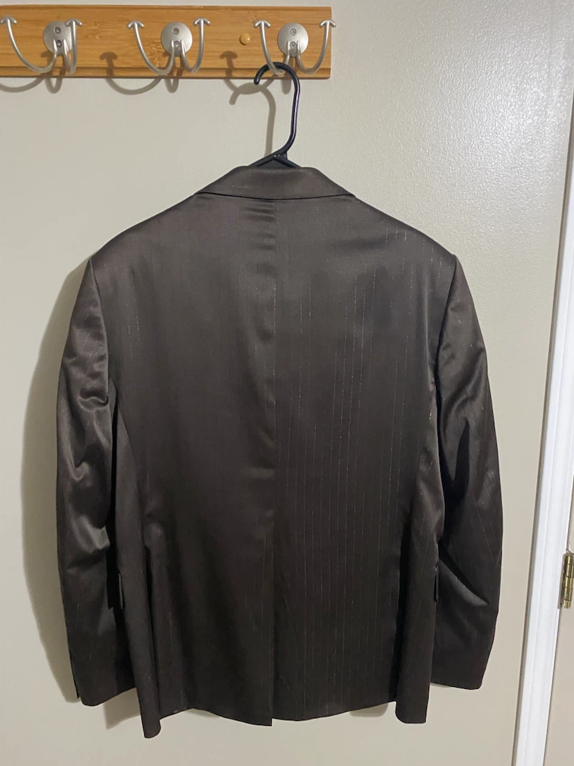 Classy Brown Pinstripe Suit *** - photo 3