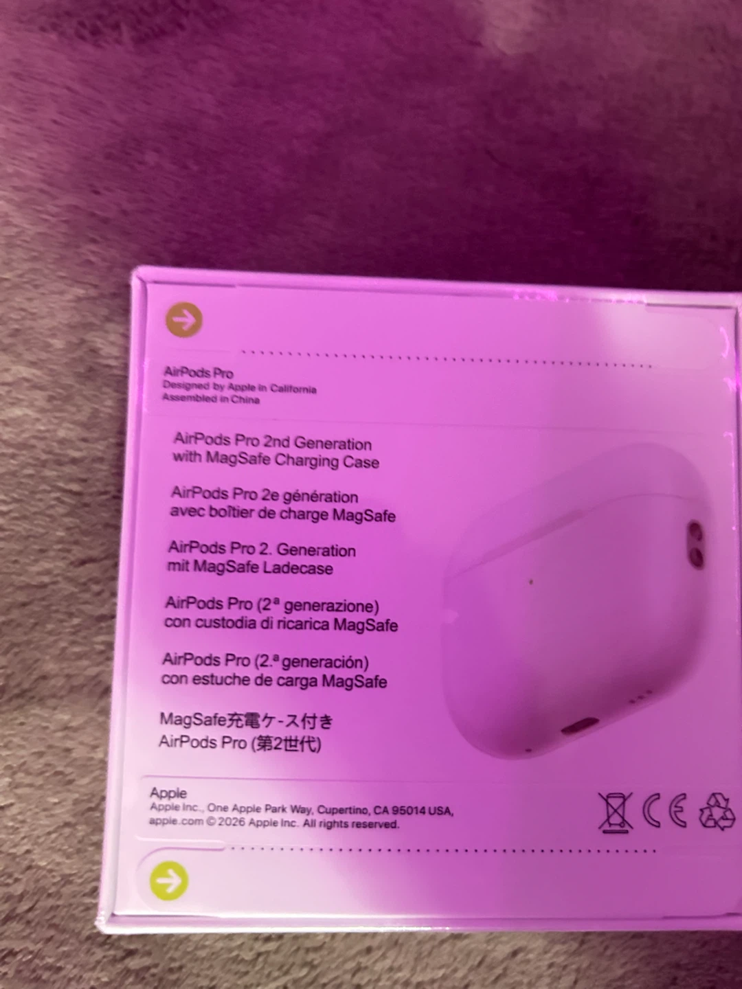 Apple AirPods Pro (2nd Generation) with MagSafe Charging Case - photo 4