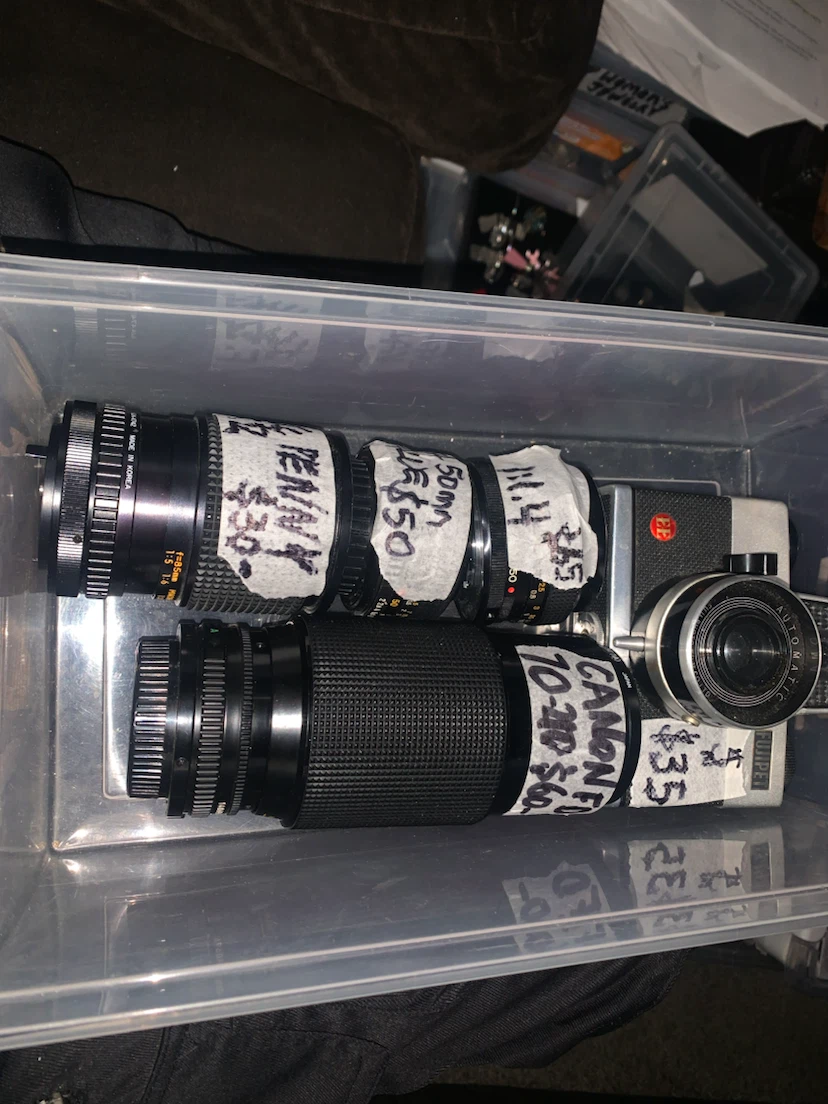Fujipet camera with assorted lenses - photo 3