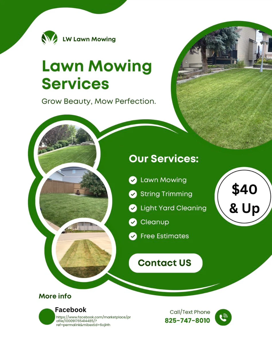 🌱 Affordable & Reliable Lawn Mowing Services! 🌱