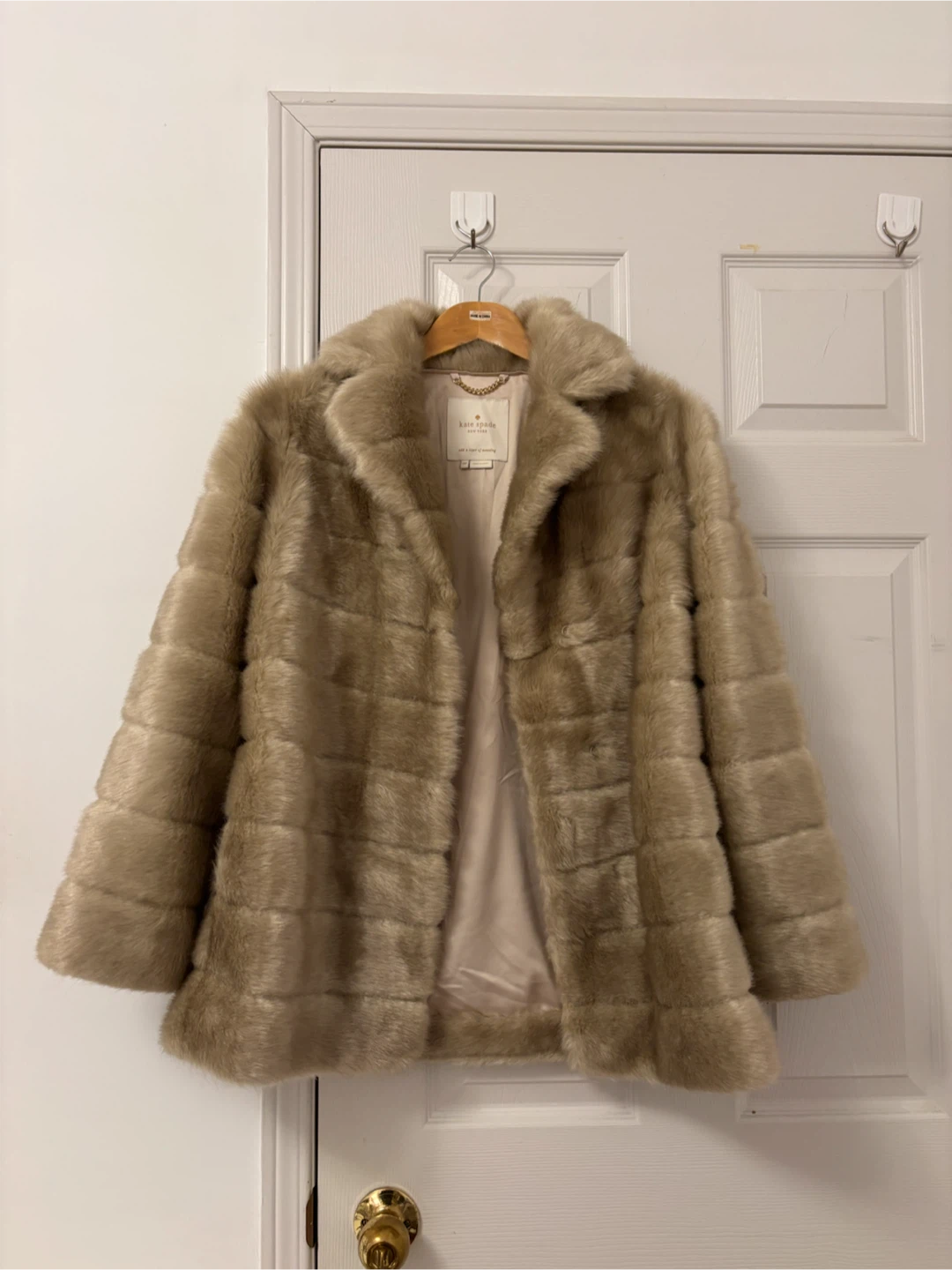 Kate Spade Faux Fur Coat