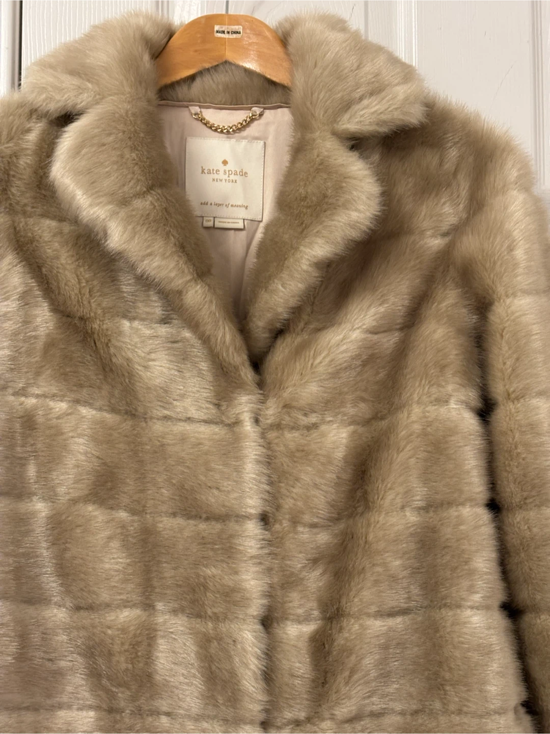 Kate Spade Faux Fur Coat - photo 3