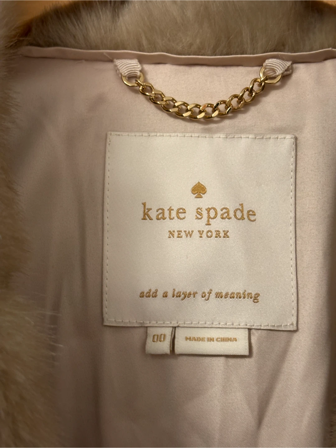 Kate Spade Faux Fur Coat - photo 5
