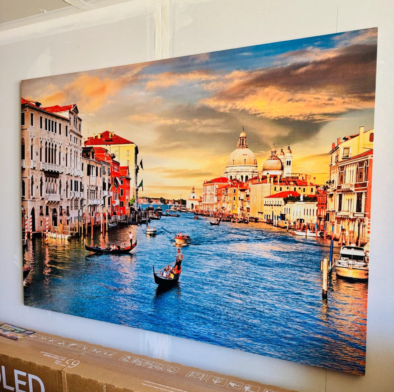 Venice Canal Wall Art Canvas Print - photo 2