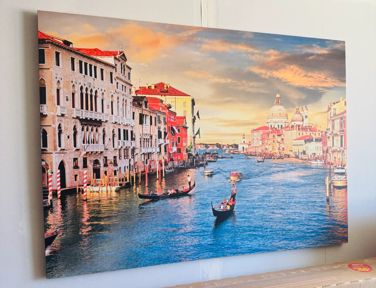 Venice Canal Wall Art Canvas Print - photo 4