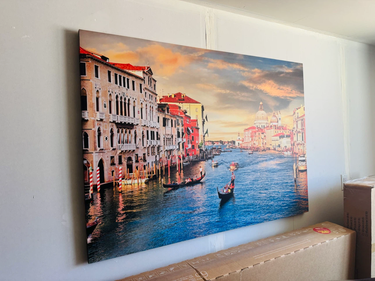 Venice Canal Wall Art Canvas Print - photo 5