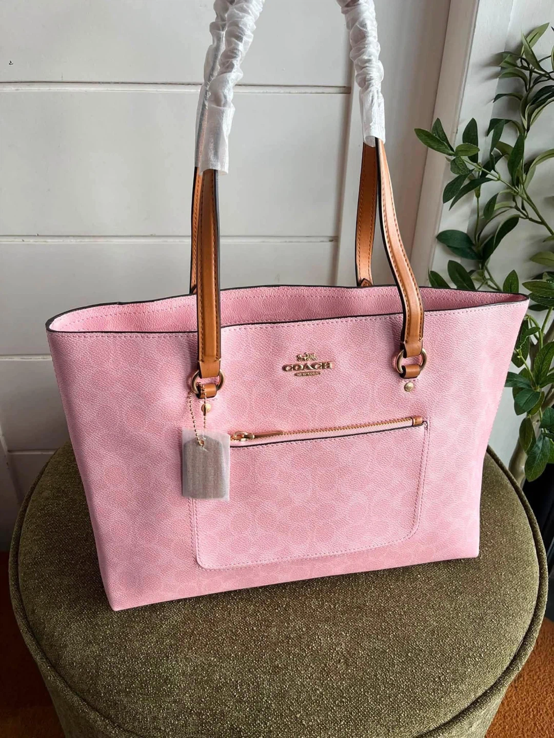 Coach Pink Tote Bag - photo 3