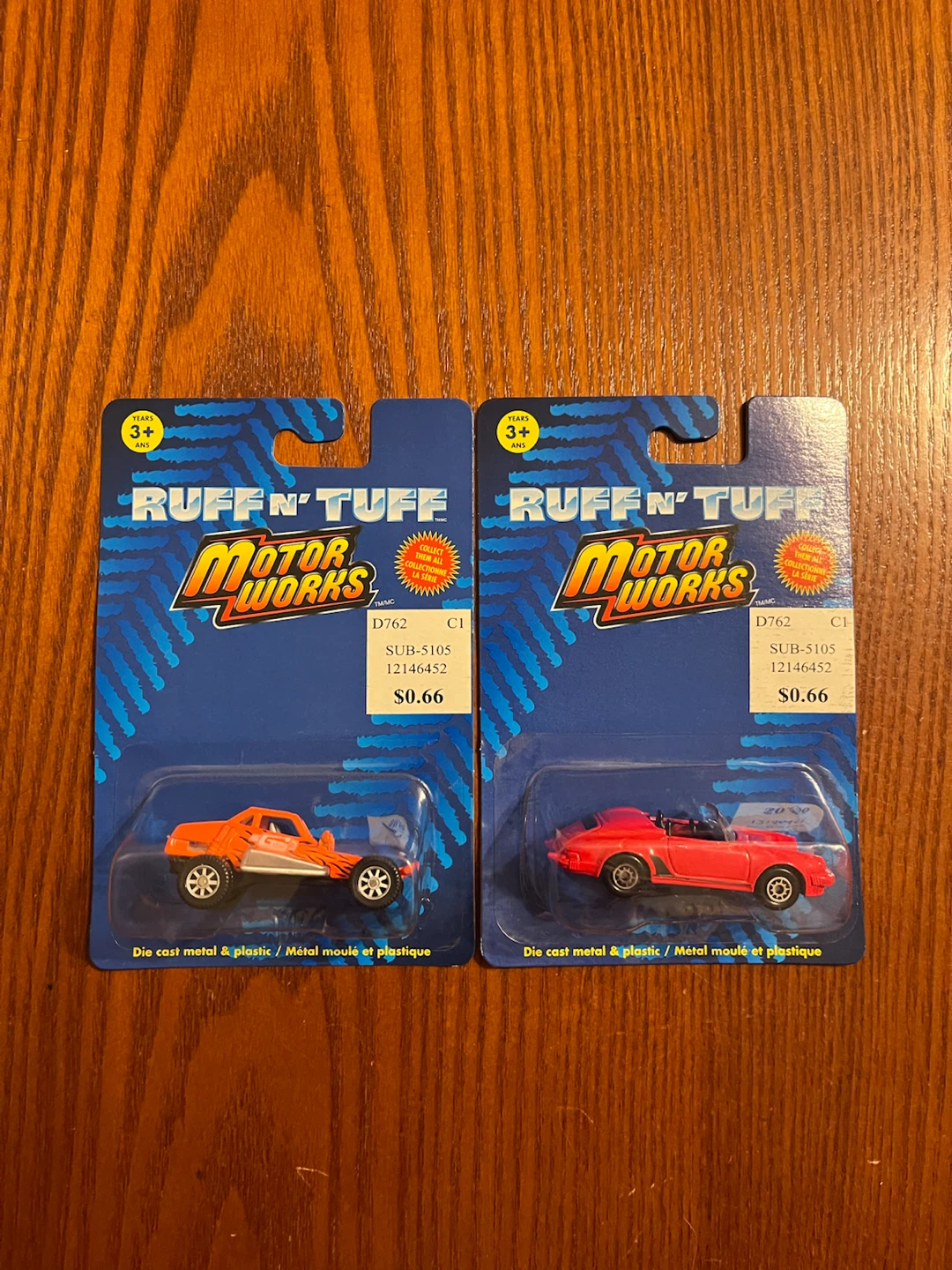 VINTAGE (1998) RUFF N’ TUFF VEHICLES (1:64 Scale diecast)