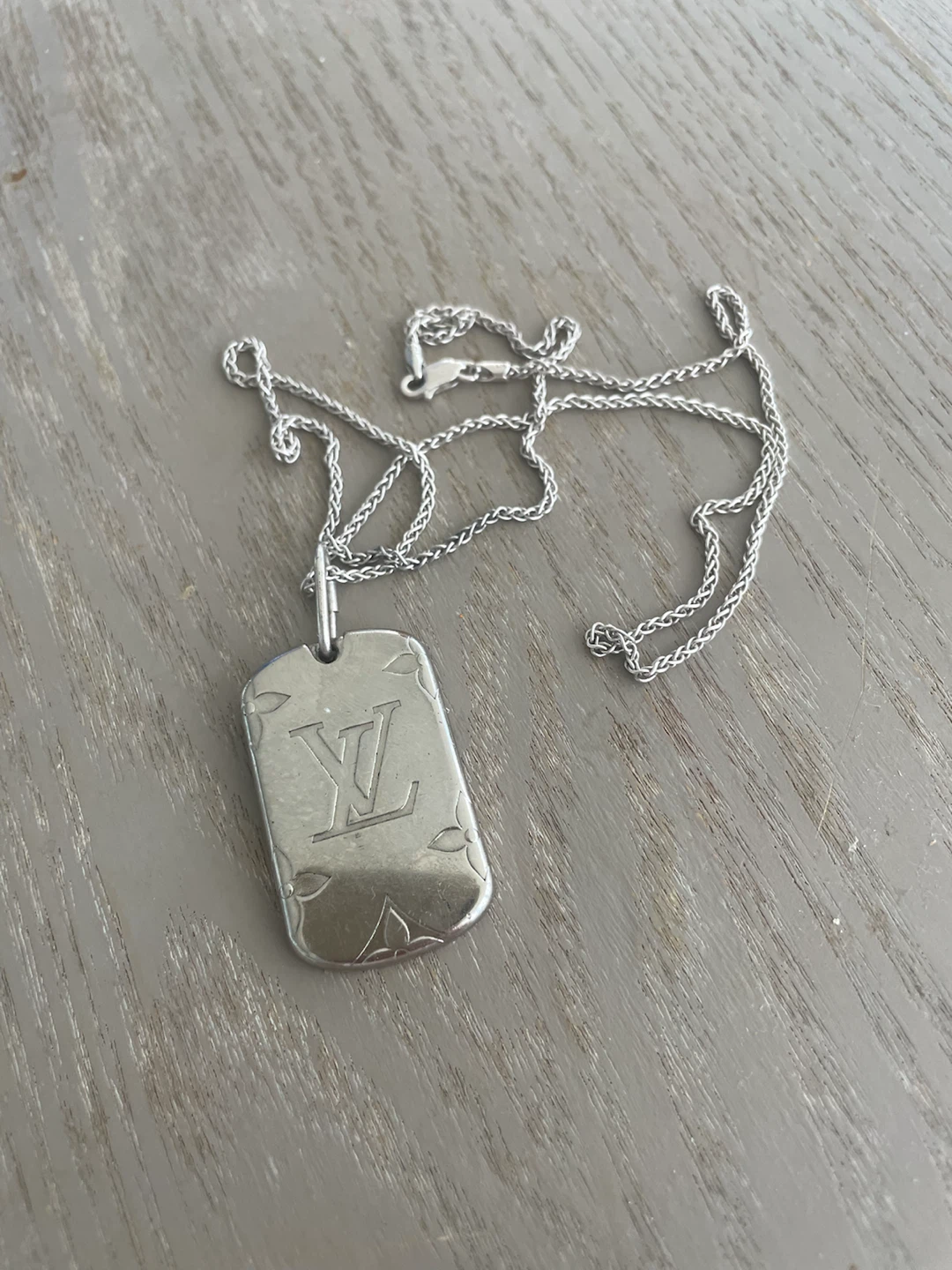 Louis Vuitton Tag Necklace