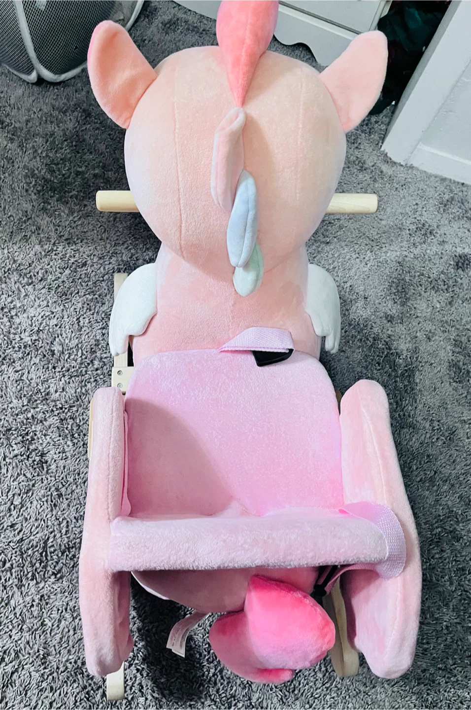Funlio baby pink Unicorn Rocking Horse - photo 3