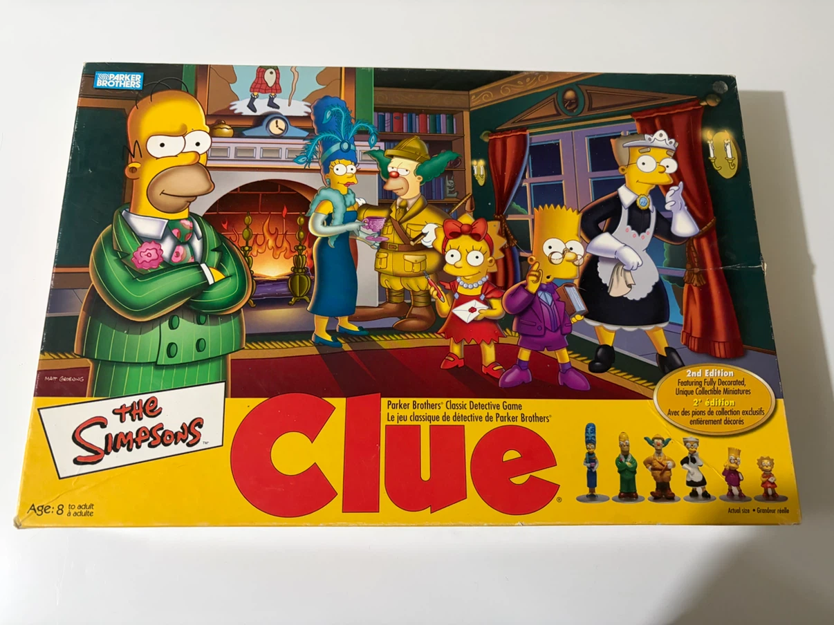 THE SIMPSONS CLUE board game