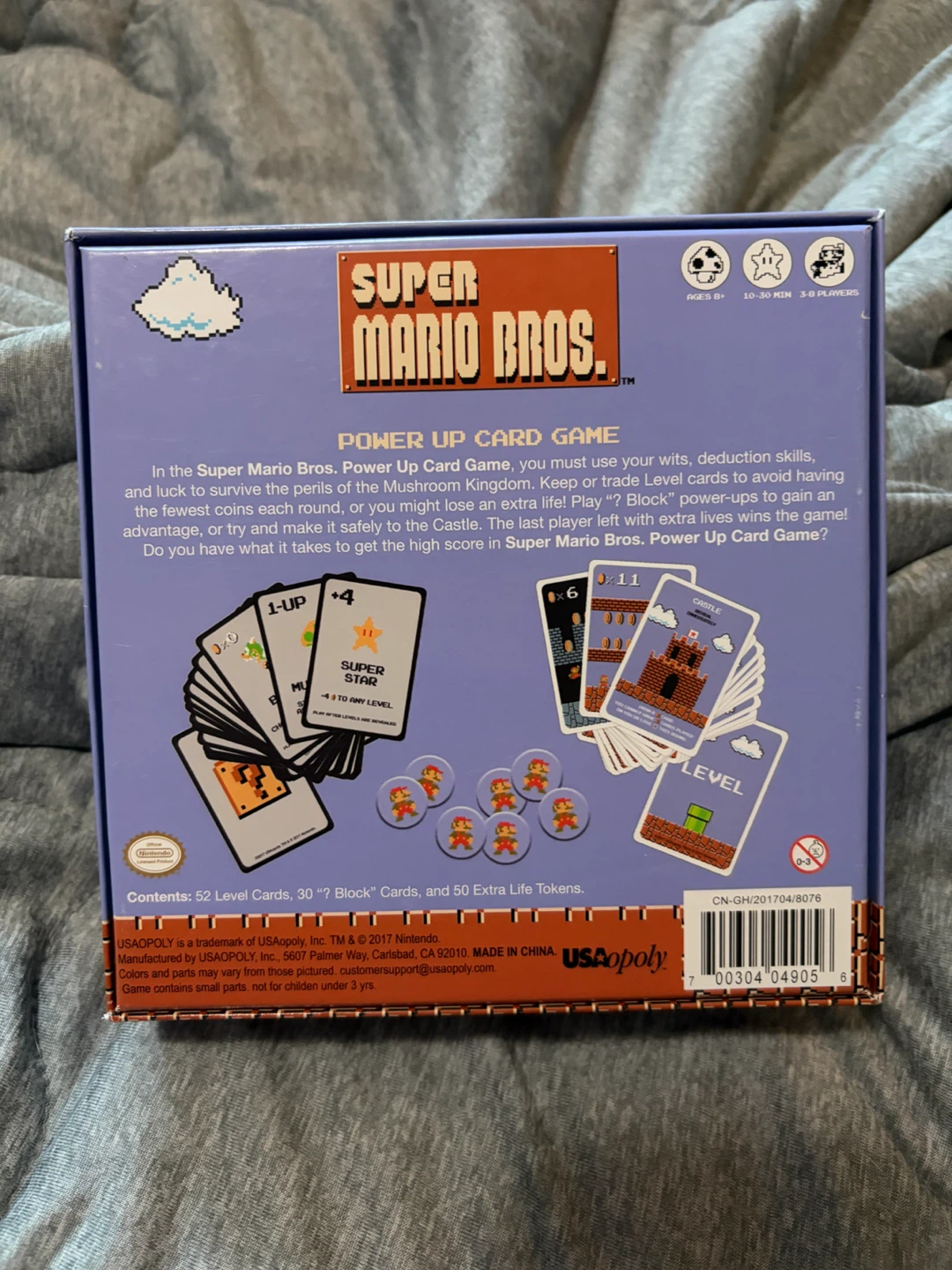 Super Mario Bros Power Up Card Game - photo 2
