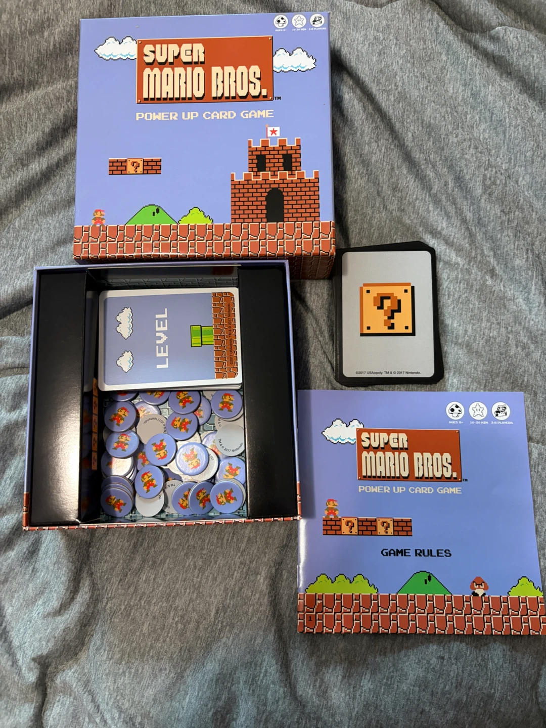 Super Mario Bros Power Up Card Game - photo 3