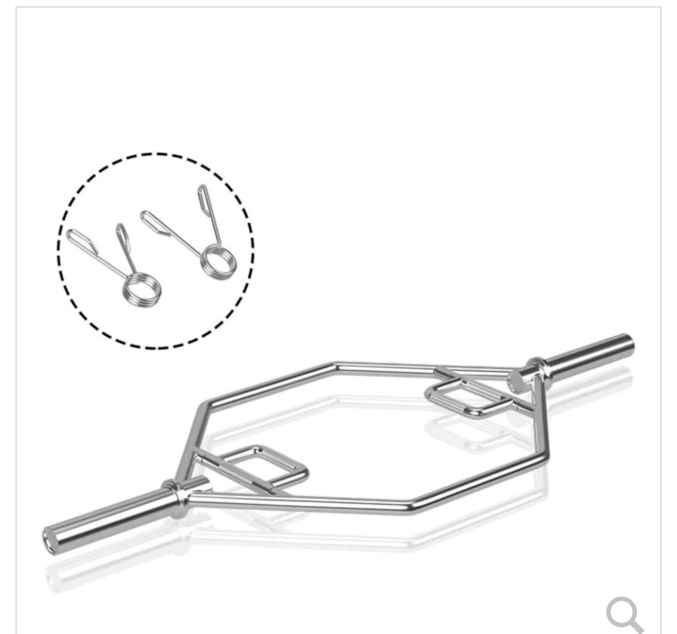 Costway 56-in Black Olympic Trap Bar - photo 5
