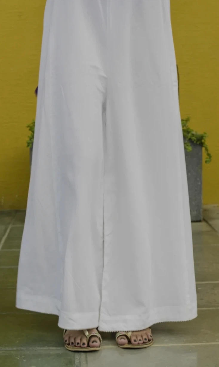 White Palazzo Pants