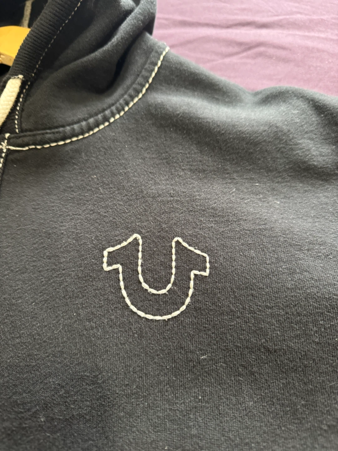 Men’s True Religion Jeans Zip up Hoodie - photo 3