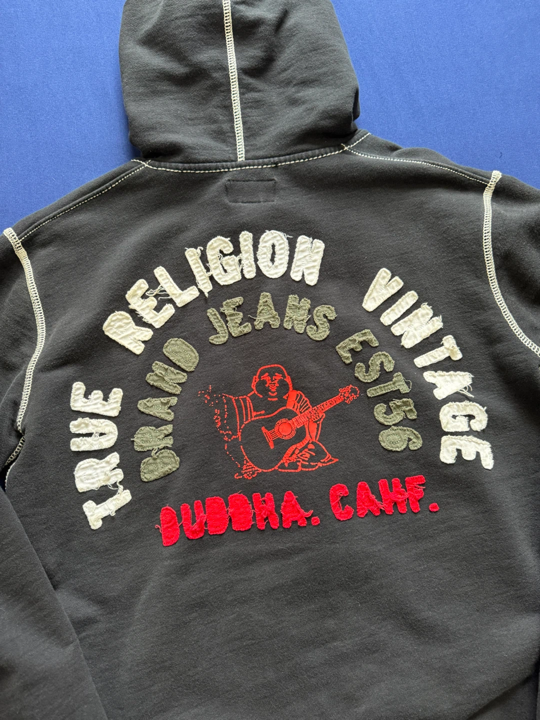 Men’s True Religion Jeans Zip up Hoodie - photo 4