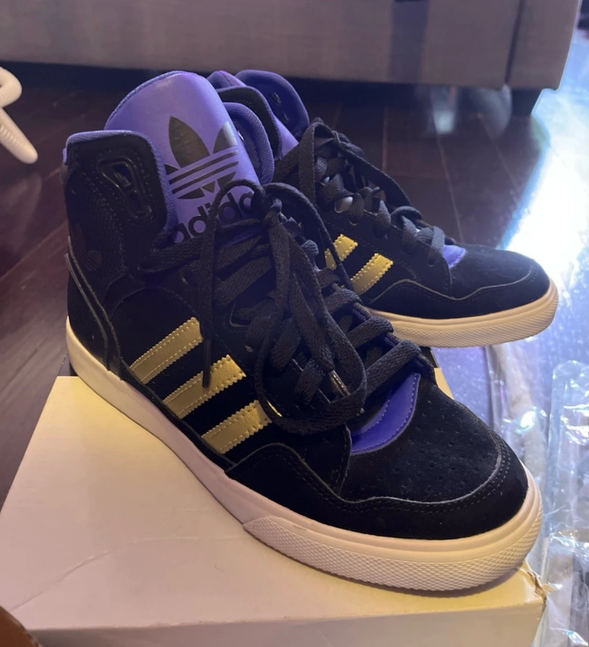 Adidas High Top Sneakers - women’s size 6.5