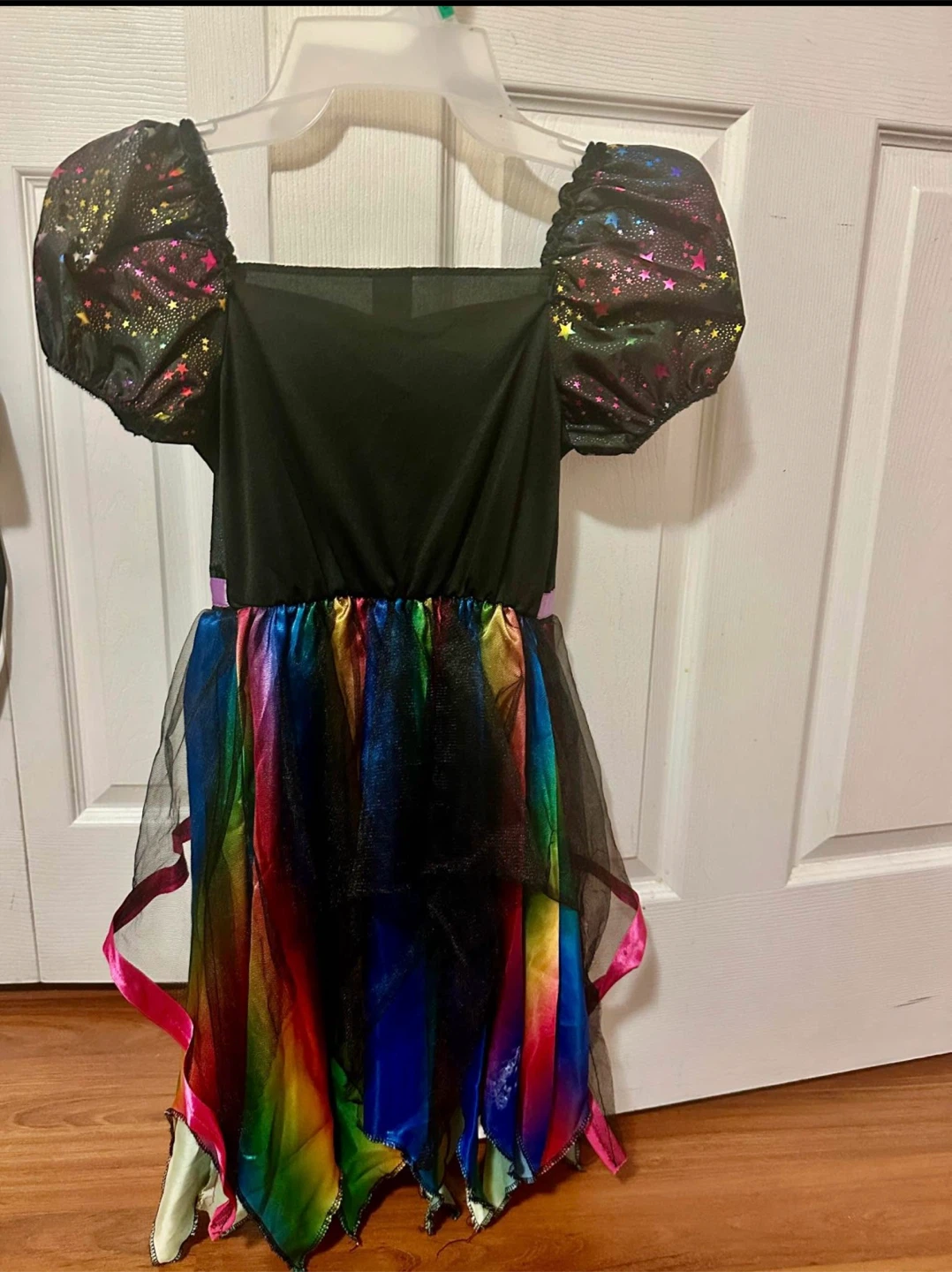 Girls Rainbow Witch Costume Dress - photo 2