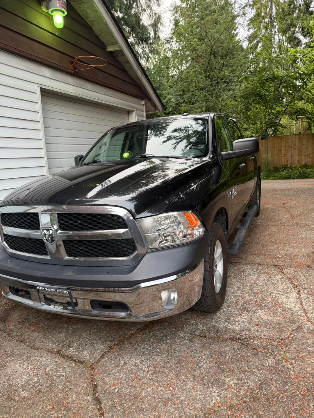 Black Ram 1500 4x4 Pickup Truck