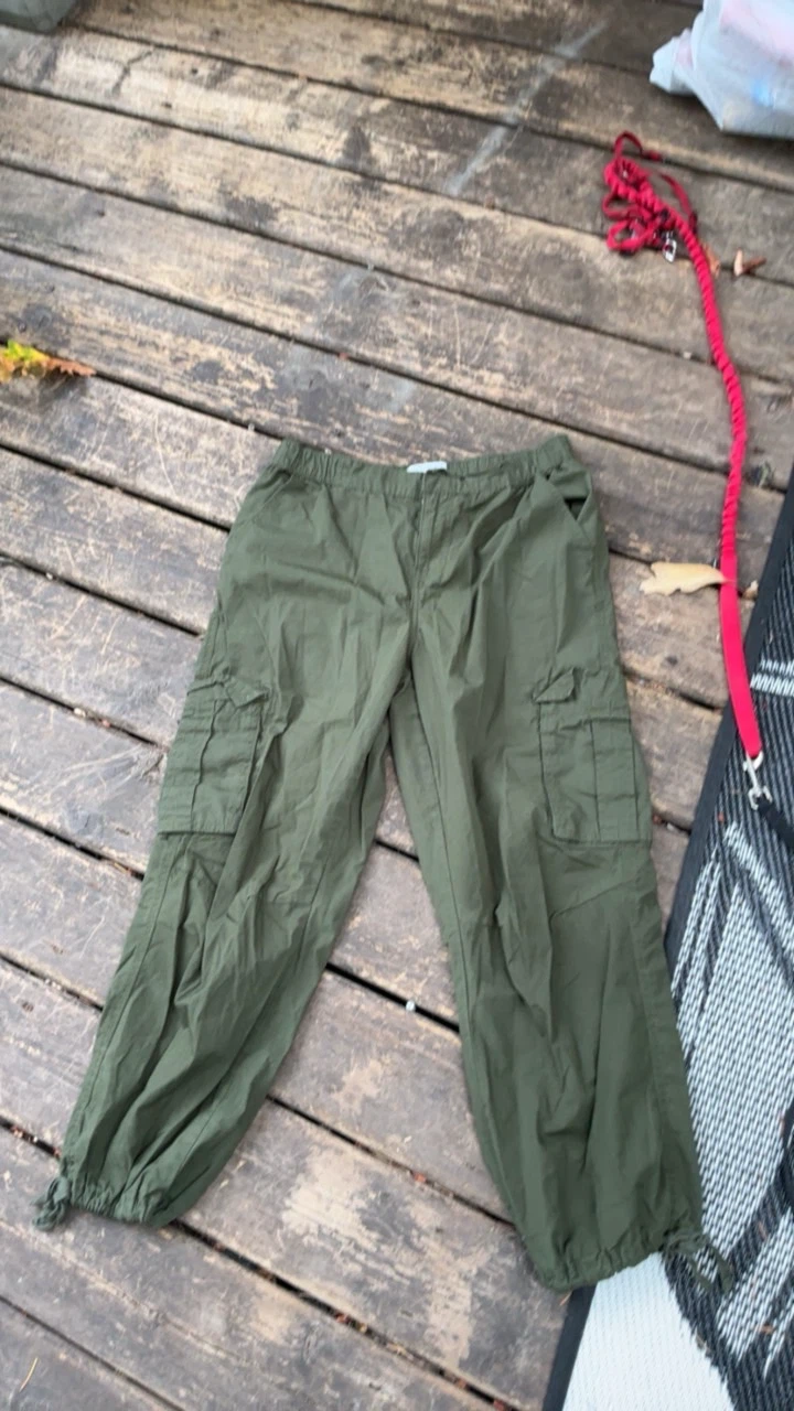 New Look Petite Olive Cargo Pants