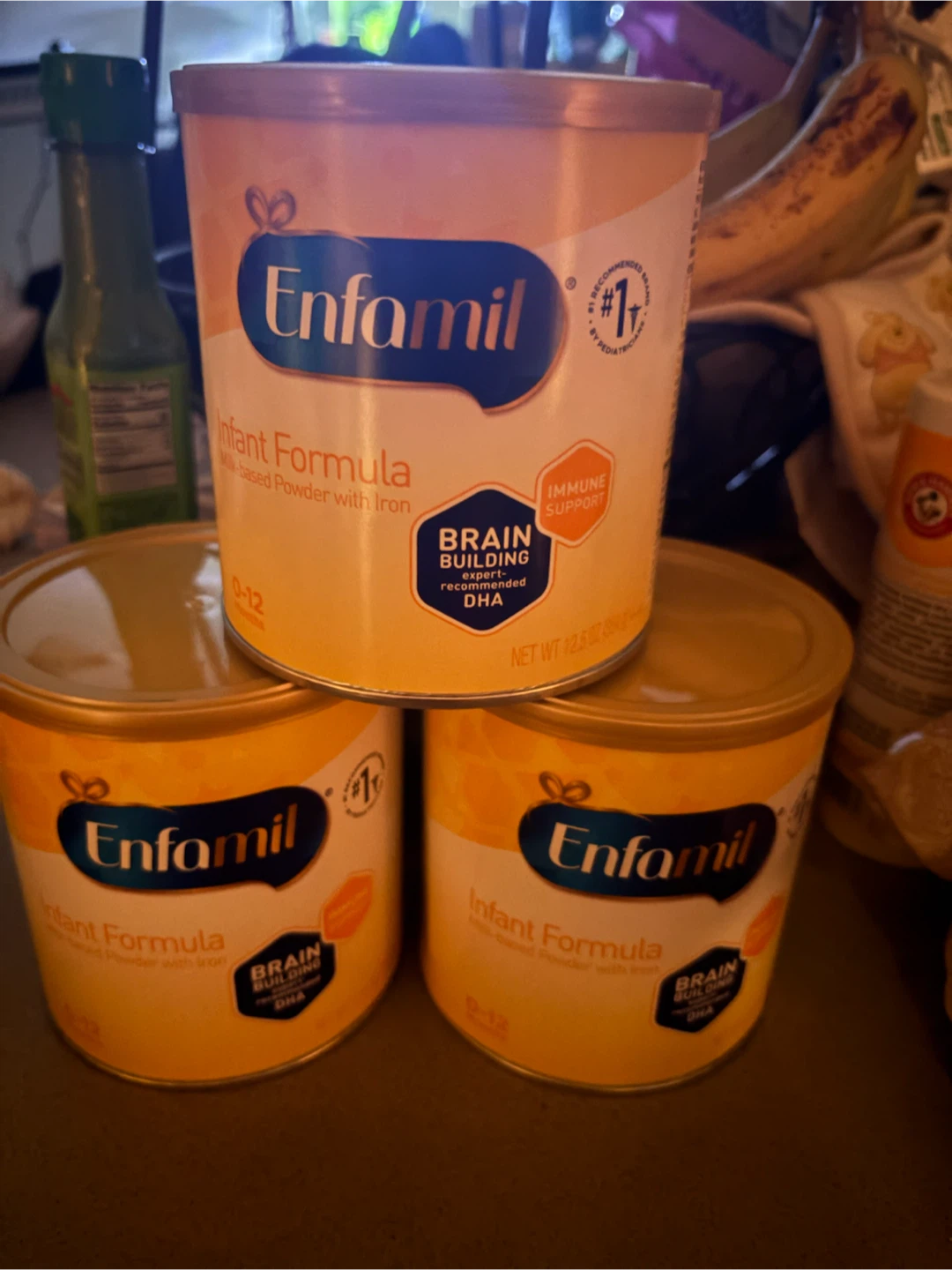 Enfamil milk based powder with iron