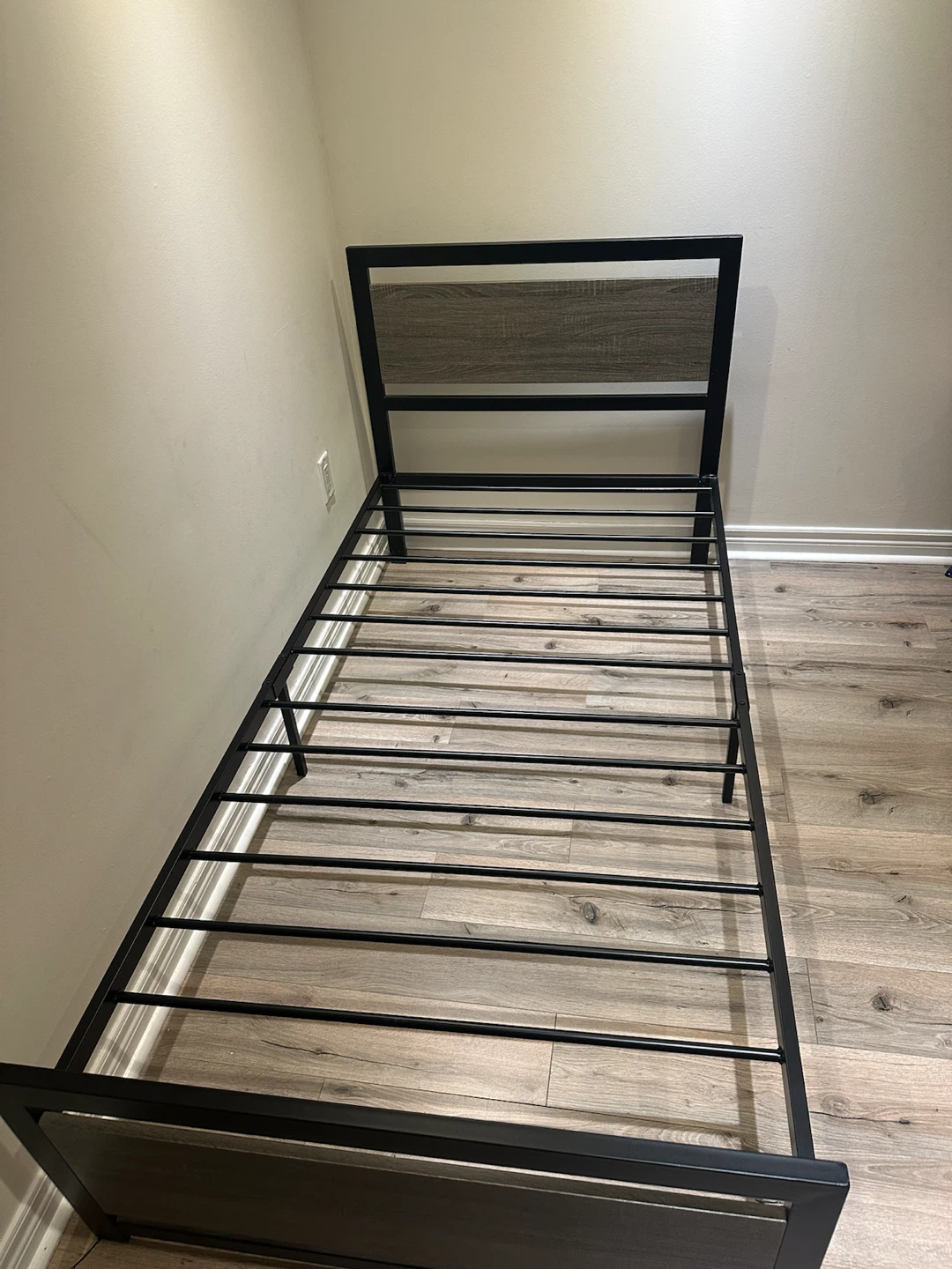 Twin Bed Frame with Mattress