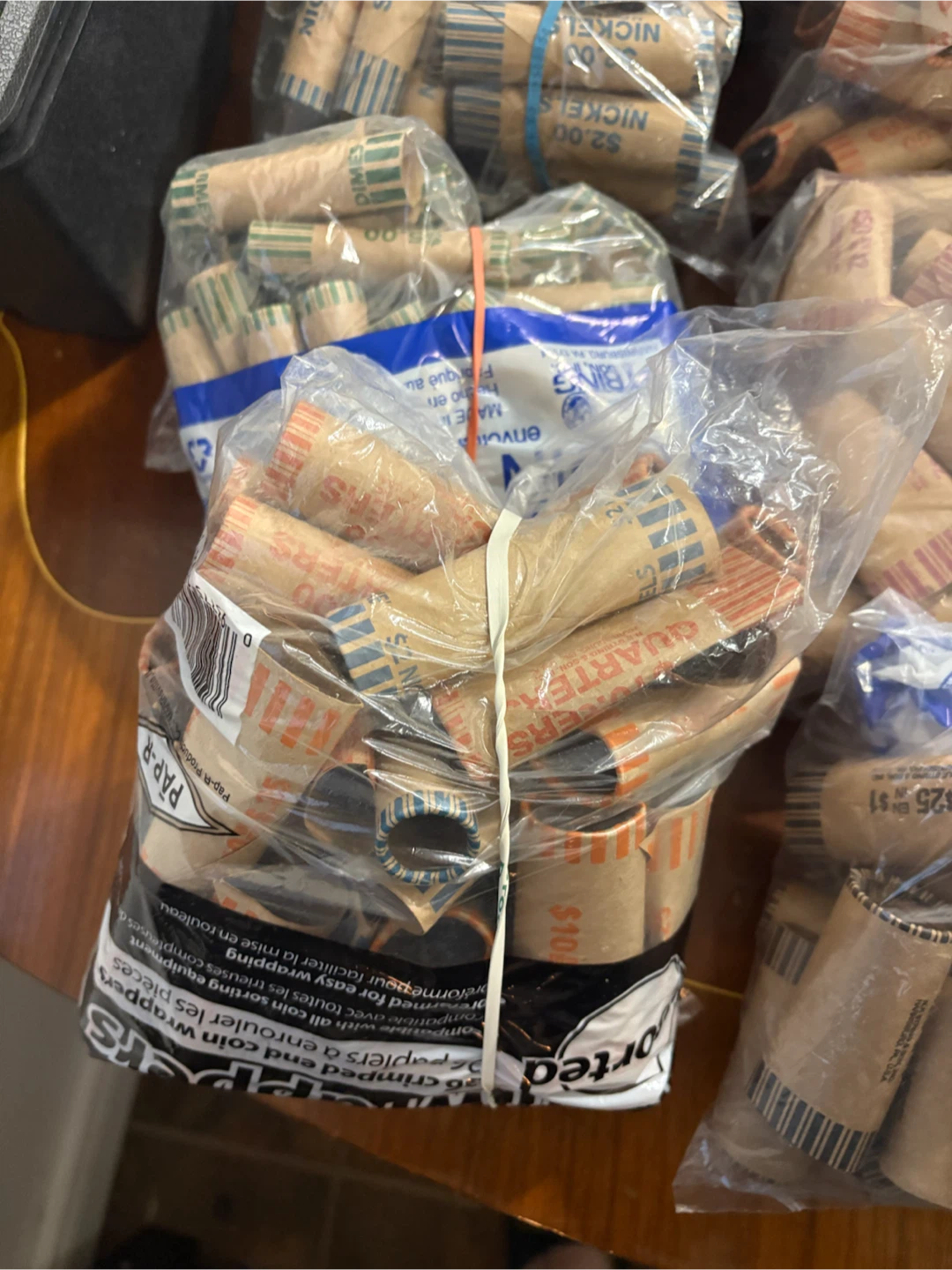 Bulk Coin Wrappers - $1, $2, 25c,10c,5c,1c (approx 300 pieces) - photo 3