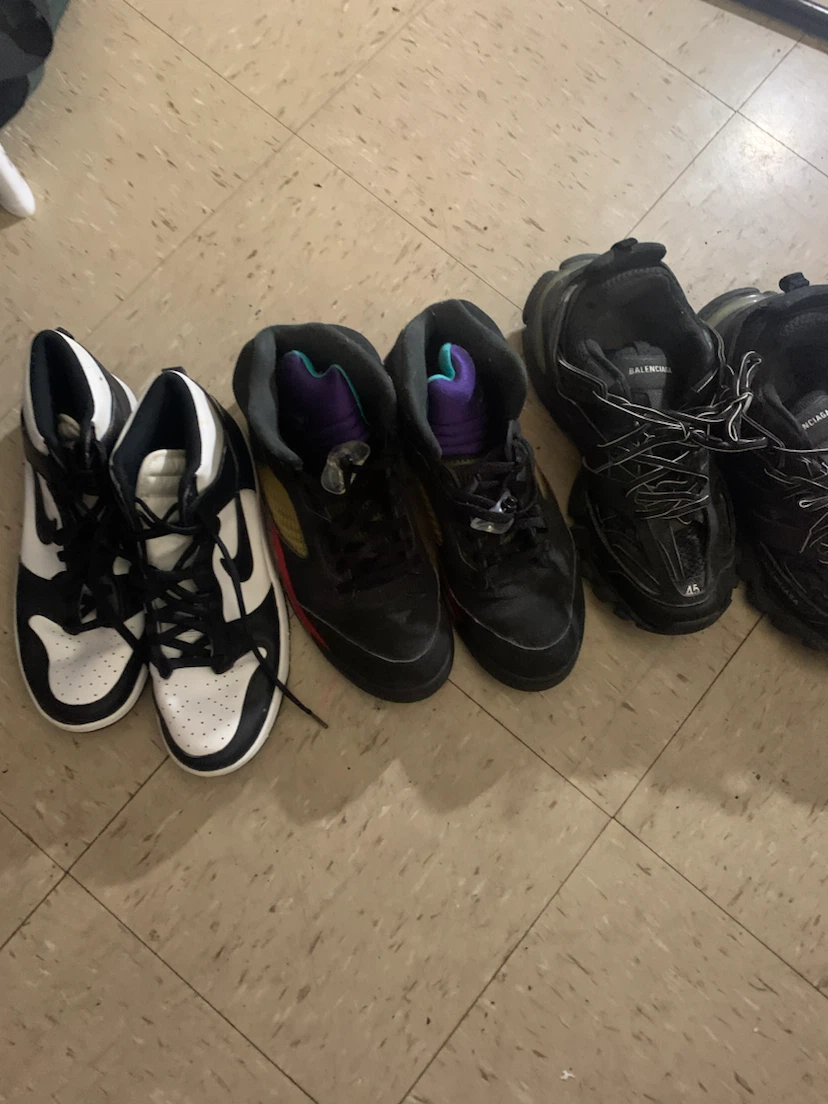 Mixed Lot of Men's Sneakers - Nike, Balenciaga