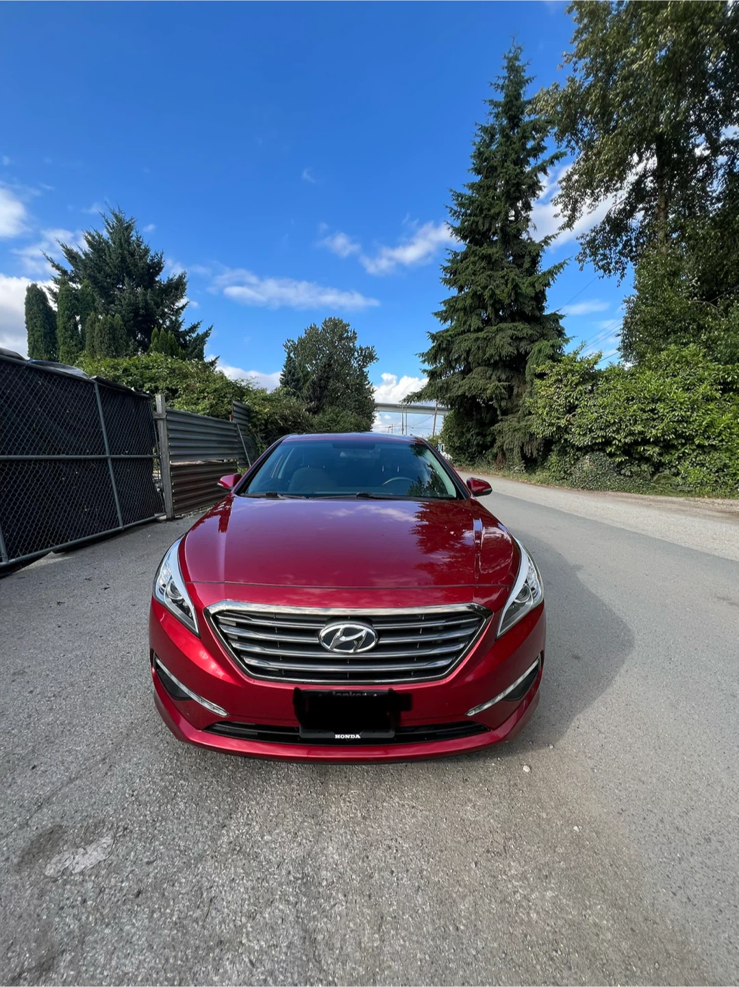 Hyundai Sonata Sedan - burgundy - photo 2
