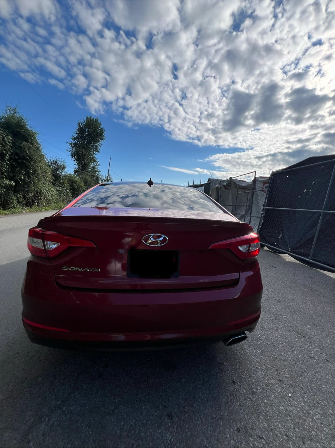 Hyundai Sonata Sedan - burgundy - photo 5
