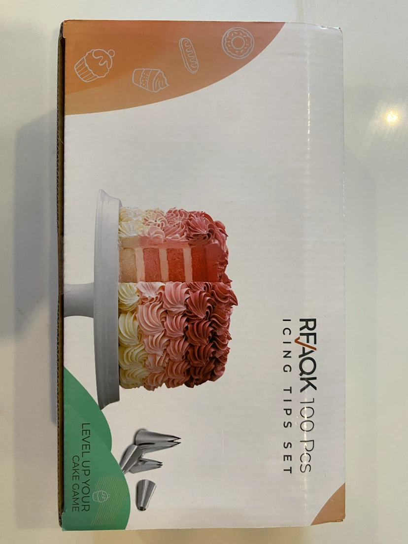 RFAOK 100 Pcs Icing Tips Set