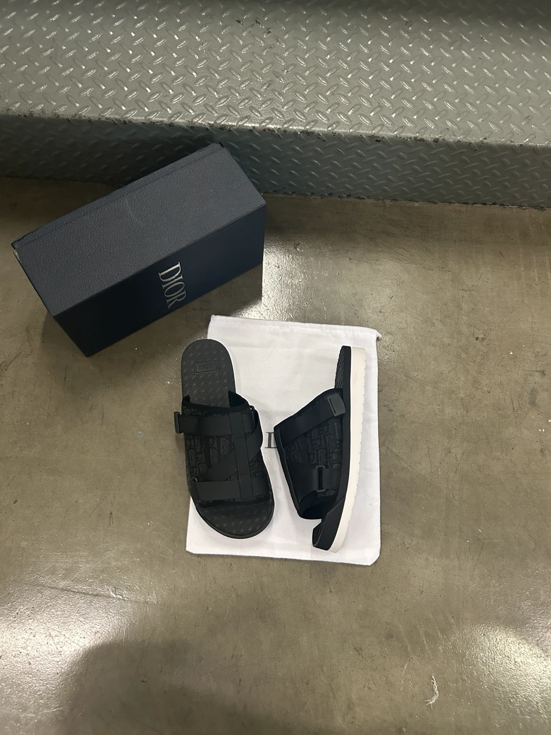 Dior Black Sandals Size 44 - photo 3