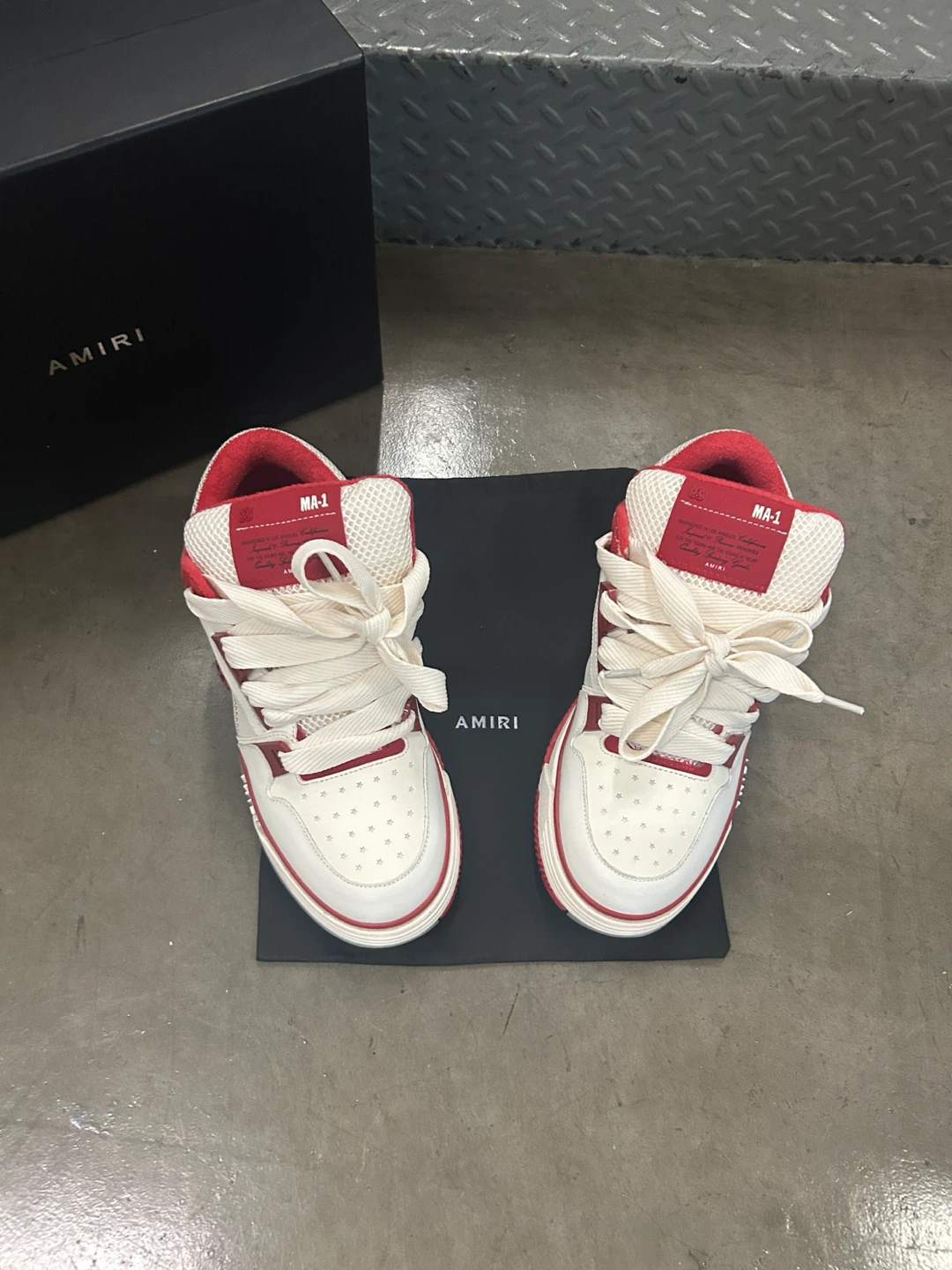 AMIRI MA-1 Sneakers Red White