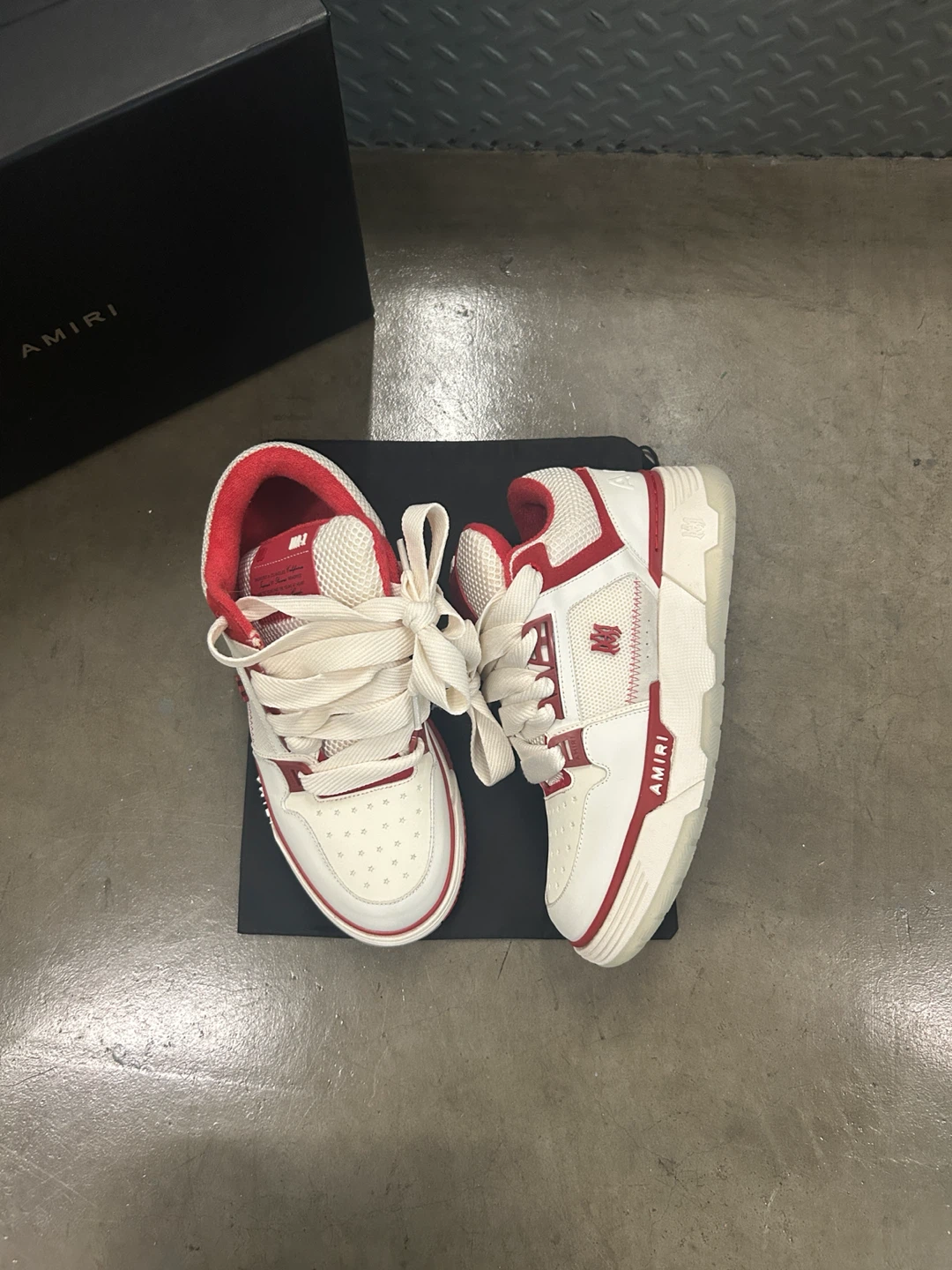 AMIRI MA-1 Sneakers Red White - photo 3