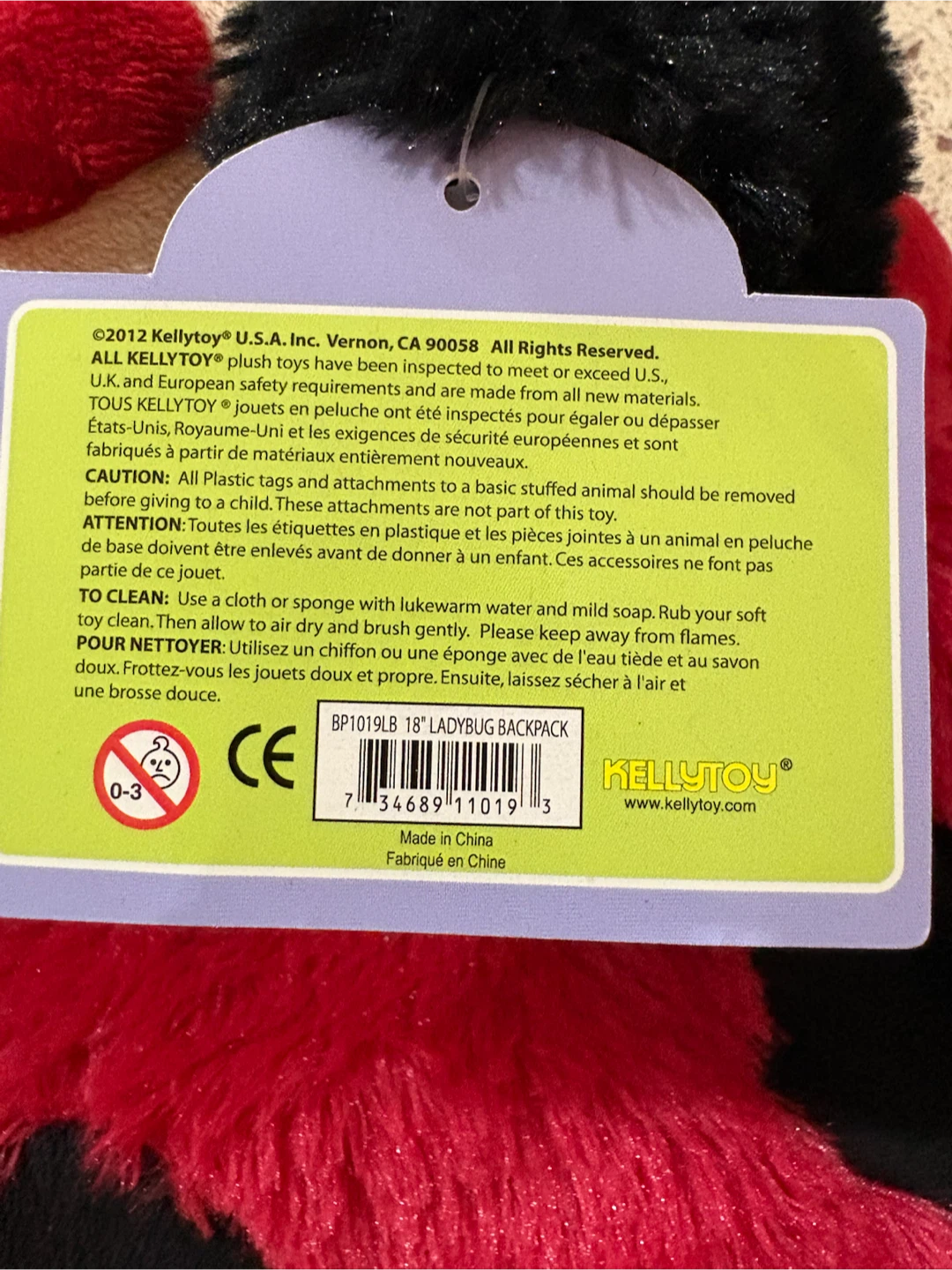 Pack Mates KellyToy Ladybug Backpack - photo 4