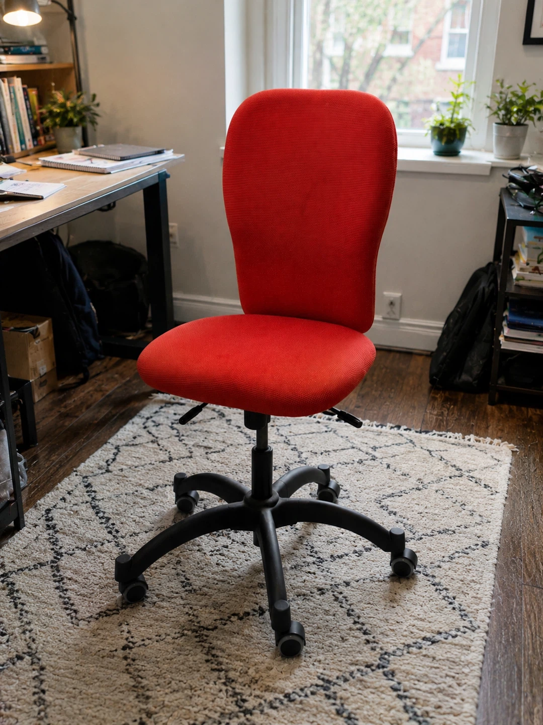 Red/Orange Adjustable Office Chair