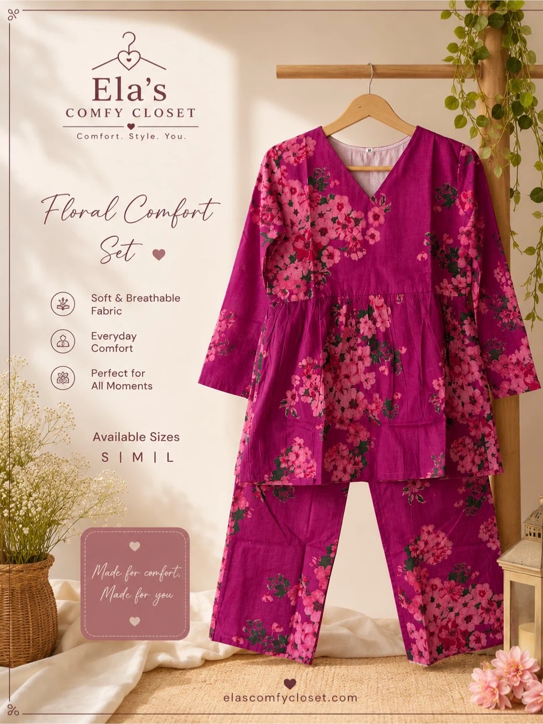 Peplum Top and Palazoo Co-ord set - photo 3