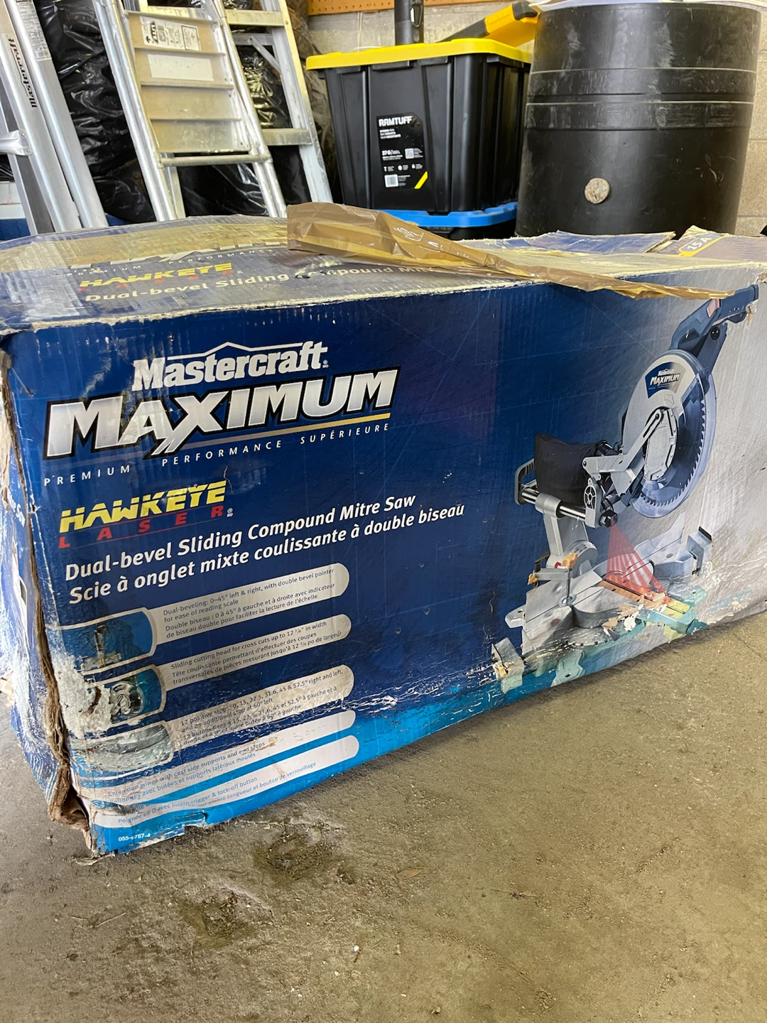 Mastercraft Maximum Dual-bevel Sliding Compound Mitre Saw