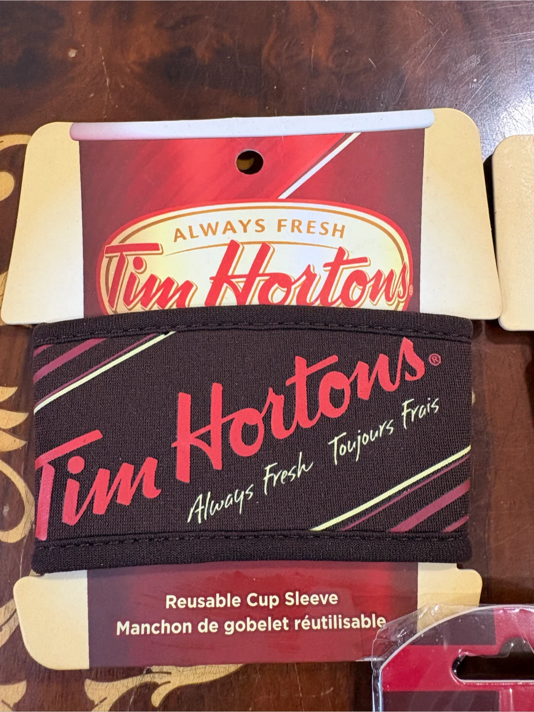 Tim Hortons Reusable Cup Sleeves and Keychain Set - photo 2