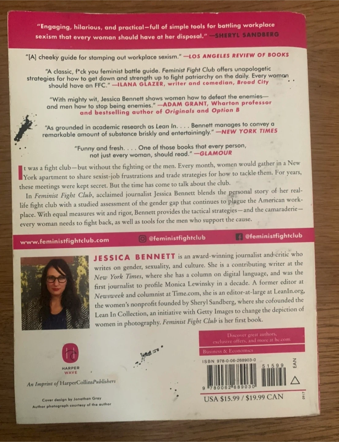 Feminist Fight Club book by Jessica Bennett - photo 2