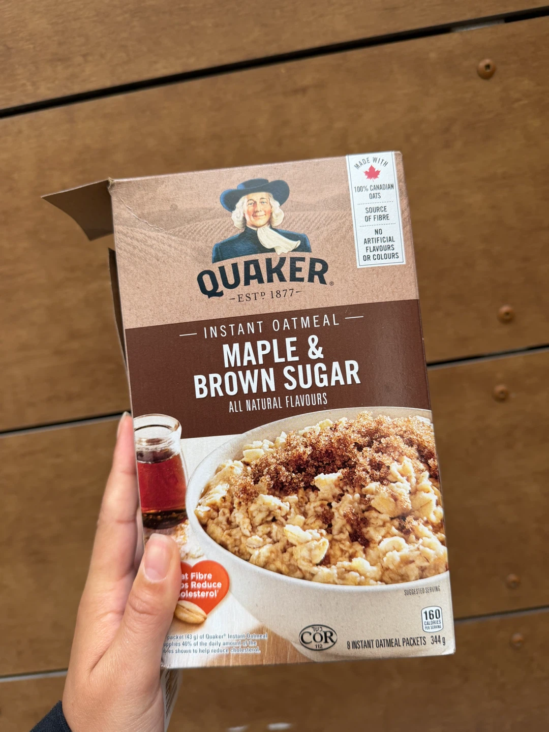Quaker Instant Oatmeal Maple & Brown Sugar 8 Packets