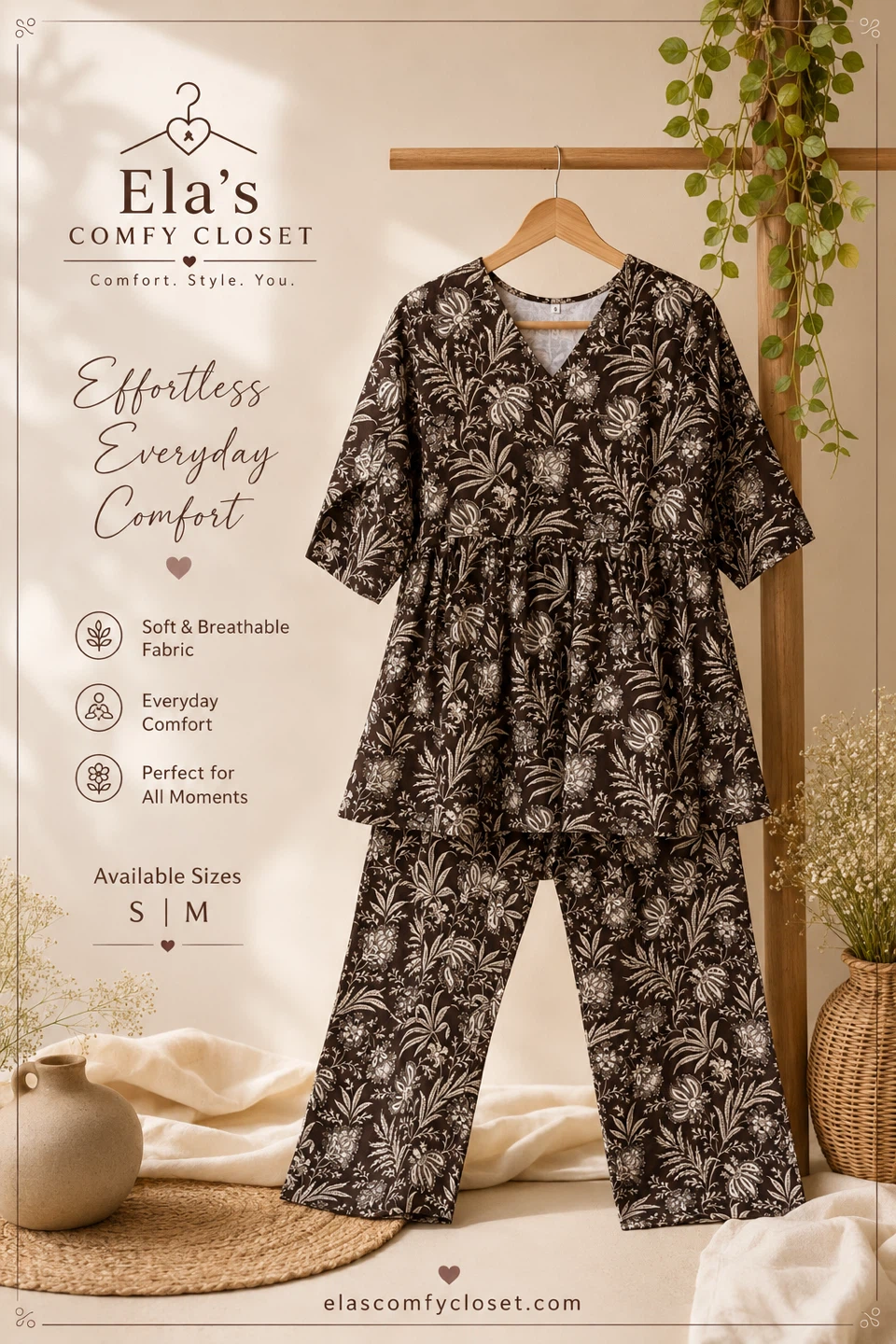 Peplum top and Palazzo Pant Co-ord set - photo 2