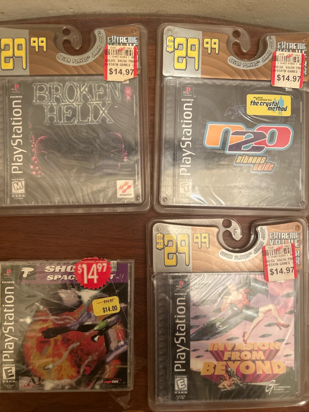 PS1 Sealed Game Lot