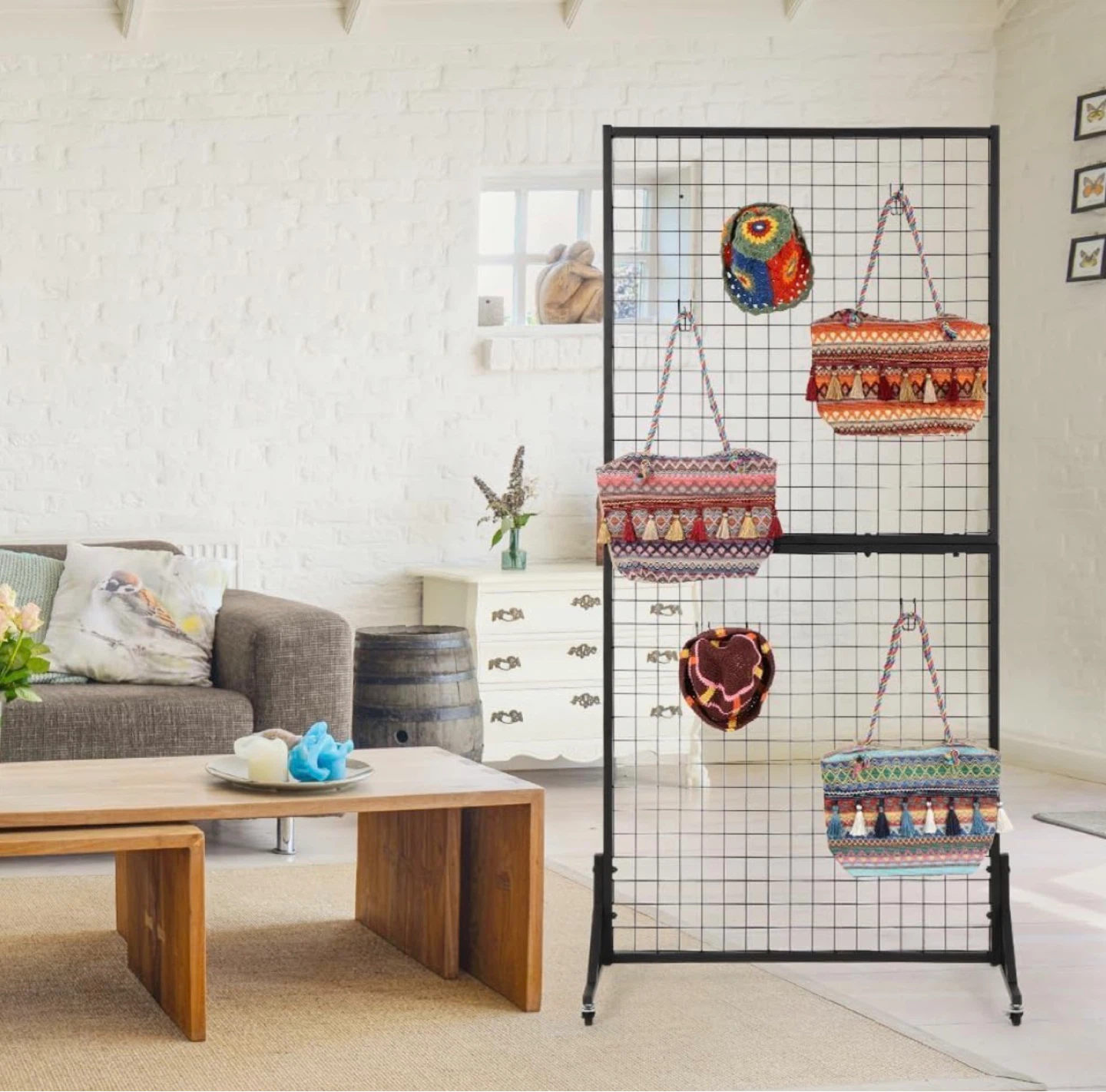 3' x 6' Grid Wall Panel Standing Wire - photo 2