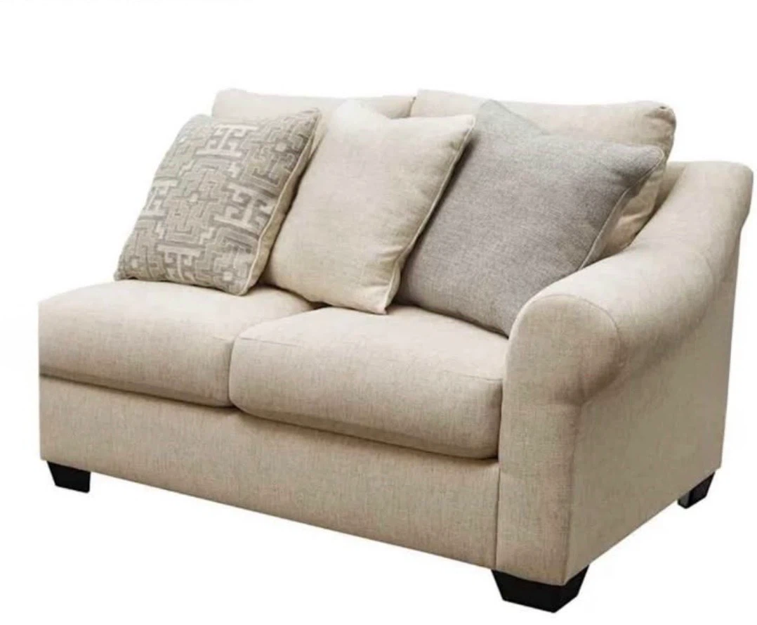 Modern Beige Sectional Sofa with Left-Facing Chais - photo 5