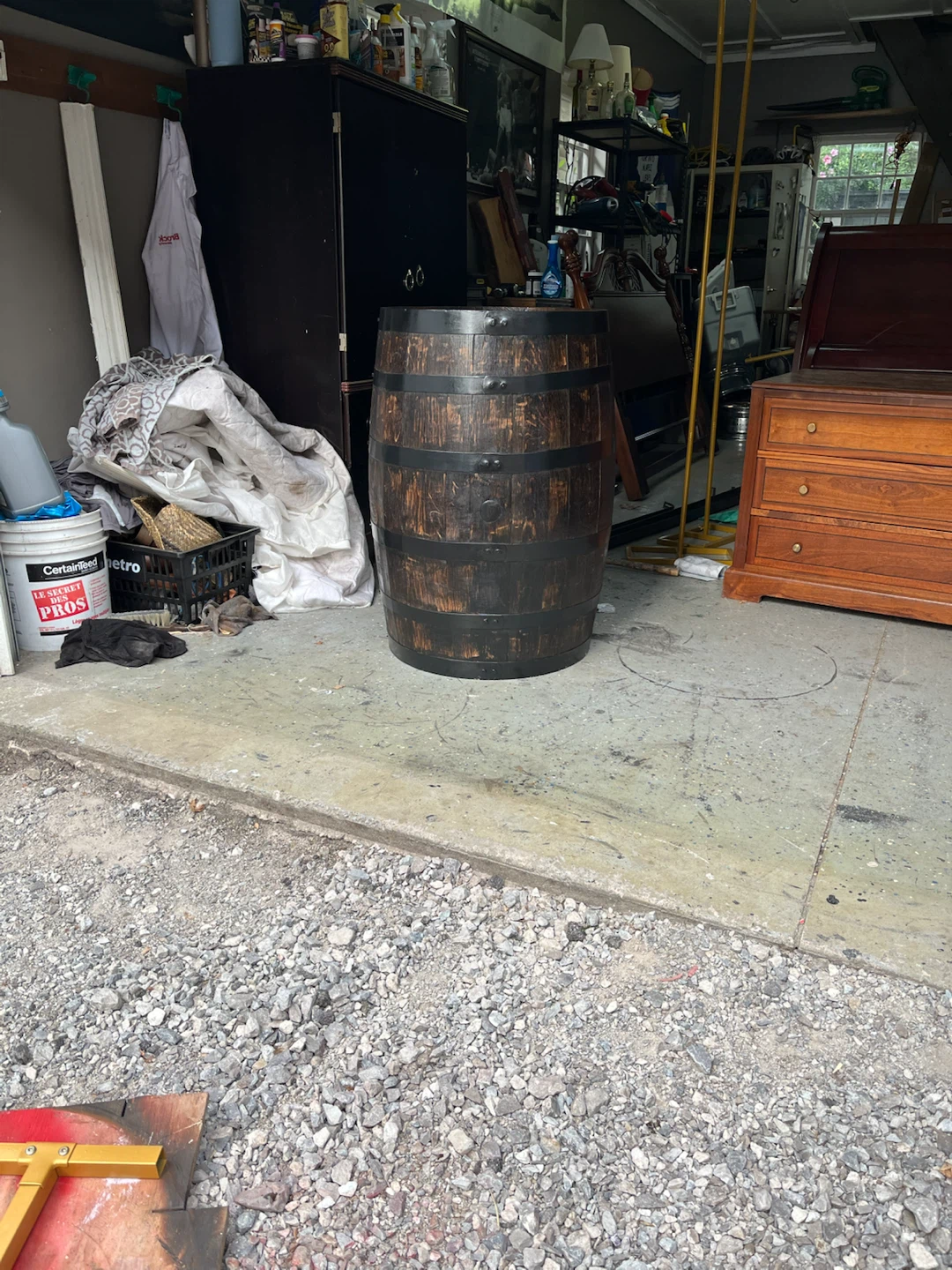 Refinished Wooden Barrel - photo 2