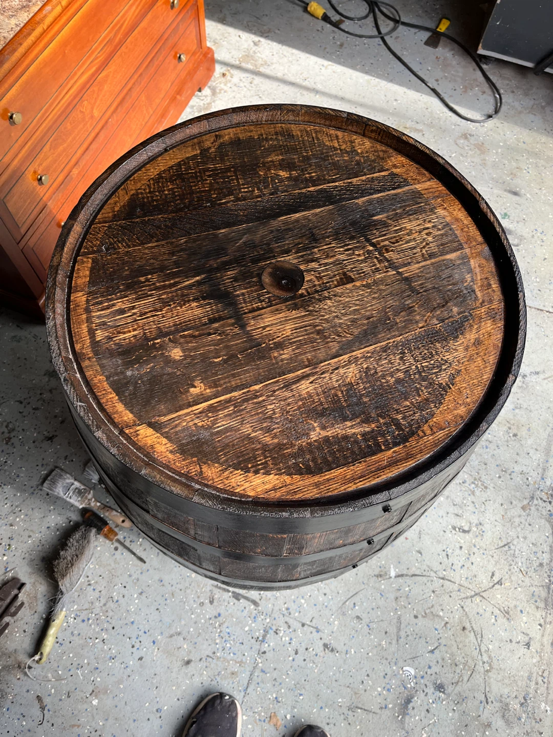 Refinished Wooden Barrel - photo 4