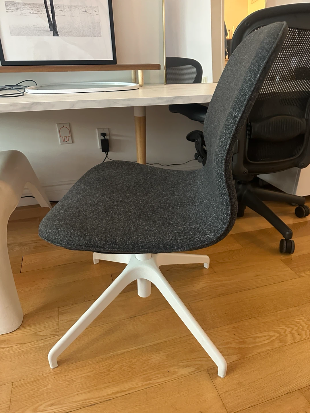 NEW MODERN IKEA OFFICE DESK TASK CHAIR ADJUSTABLE - photo 4